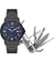 Relógio Orient Masculino Aço Preto Kit MYSS1014 KN48 D2GX