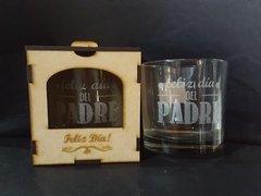 vaso de whisky + caja individual - Mariarte Regalos