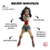 Boneca Mulher Maravilha Liga Da Justiça Em Vinil - comprar online