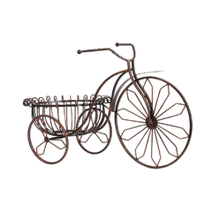 Triciclo com Cesta em Ferro Envergado - comprar online