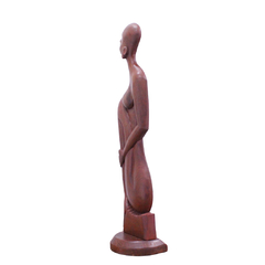 Escultura em Madeira Corpo de Africana - comprar online