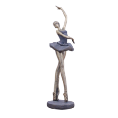 Estátua Decorativa Bailarina 4ª Posição - comprar online