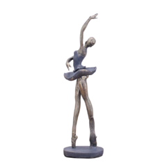 Estátua Decorativa Bailarina 4ª Posição - loja online