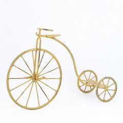 Triciclo em Ferro Envergado Mostarda - comprar online