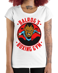 Camiseta Feminina Academia de Boxe Balrog