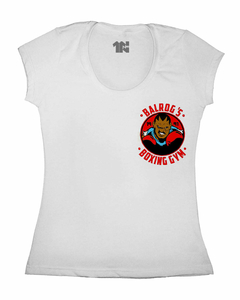 Camiseta Feminina Academia de Boxe Balrog de Bolso na internet