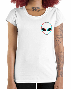 Camiseta Feminina Alien 3D