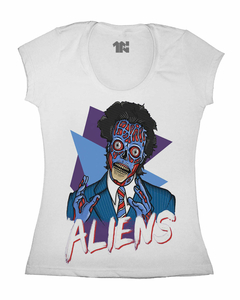 Camiseta Feminina Alienígenas - comprar online