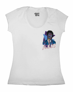 Camiseta Feminina Alienígenas no Bolso - comprar online
