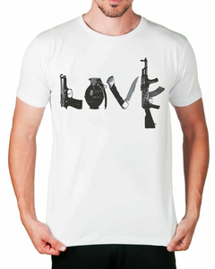 Camiseta Amor e Guerra - comprar online