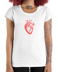 Camiseta Feminina Anatomia do Coração