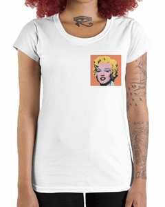 Camiseta Feminina Marilyn Modernista de Bolso