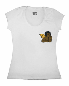Camiseta Feminina Anjo Negro - Camisetas N1VEL