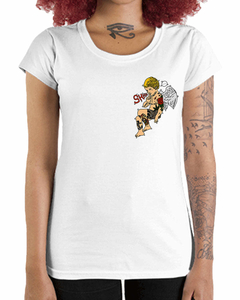 Camiseta Feminina Anjo Perdido de Bolso