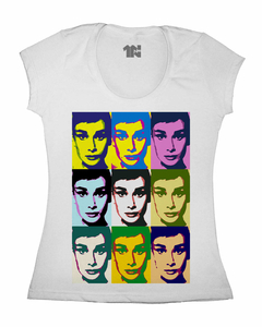Camiseta Feminina Modernismo Audrey na internet