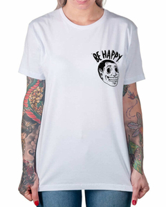 Camiseta Be Happy de Bolso - loja online