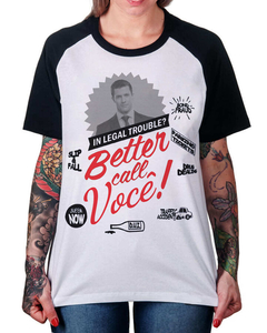 Camiseta Raglan Better Call Me! (Com Foto) na internet