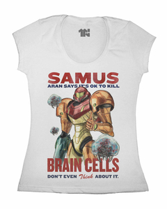 Camiseta Feminina Células Cerebrais na internet