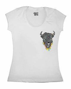 Camiseta Feminina Búfalo de Bolso na internet