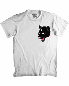 Camiseta Cabeça Felina de Bolso