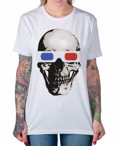 Camiseta Caveira 3D na internet