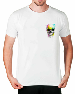 Camiseta Caveira da Arte de Bolso - comprar online