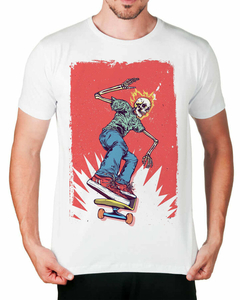 Camiseta Caveira Skatista - comprar online
