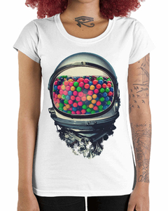 Camiseta Feminina Chiclete Espacial
