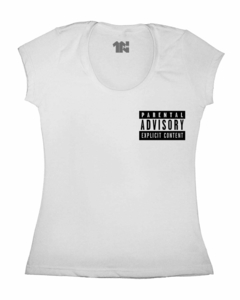 Camiseta Feminina Conteúdo Explicito de Bolso na internet