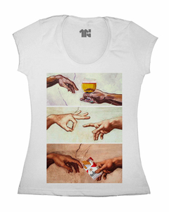 Camiseta Feminina Criação do Sexo - comprar online