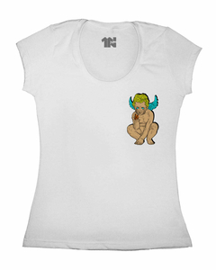 Camiseta Feminina Criando Vida de Bolso na internet