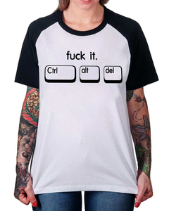 Camiseta Raglan Crtl,alt,del na internet