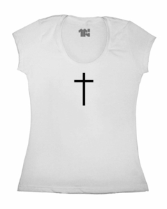 Camiseta Feminina Cruz na internet