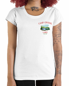 Camiseta Feminina Crystal Camp de Bolso