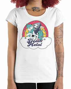 Camiseta Feminina Death Metal Fofo