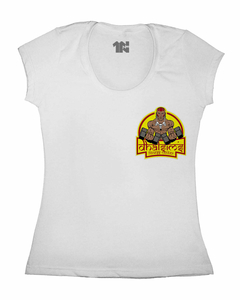 Camiseta Feminina de Ioga Fitness Dhalsim de Bolso na internet