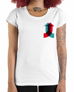 Camiseta Feminina Direita e Esquerda de Bolso