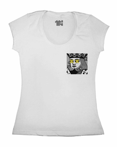 Camiseta Feminina Rei de Copas Magno de Bolso na internet