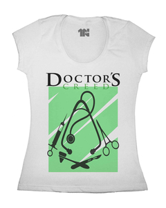 Camiseta Feminina Doctors Creed - loja online