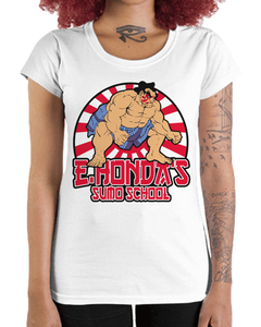 Camiseta Feminina Escola de Sumô Honda