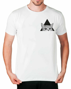 Camiseta Gato Curioso de Bolso - comprar online