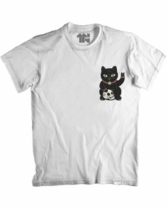 Camiseta Gato da Sorte de Bolso