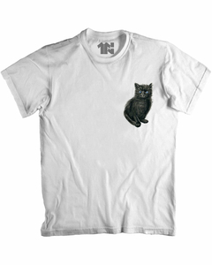 Camiseta Gato Preto de Bolso