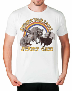 Camiseta Gatos de Rua - comprar online