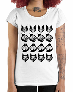 Camiseta Feminina Gatos Mortos