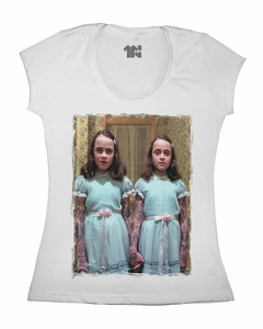 Camiseta Feminina Gêmeas Iluminadas na internet