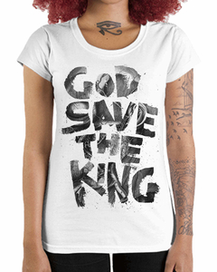 Camiseta Feminina Deus Salve o Rei
