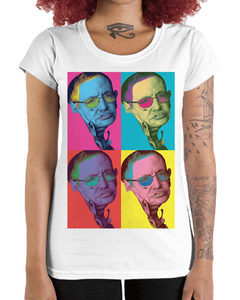 Camiseta Feminina Hawking Warhol