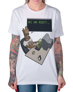 Camiseta I AM ROOT na internet