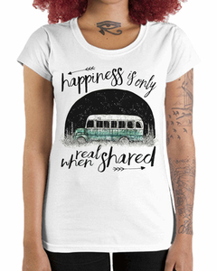 Camiseta Feminina Felicidade Compartilhada